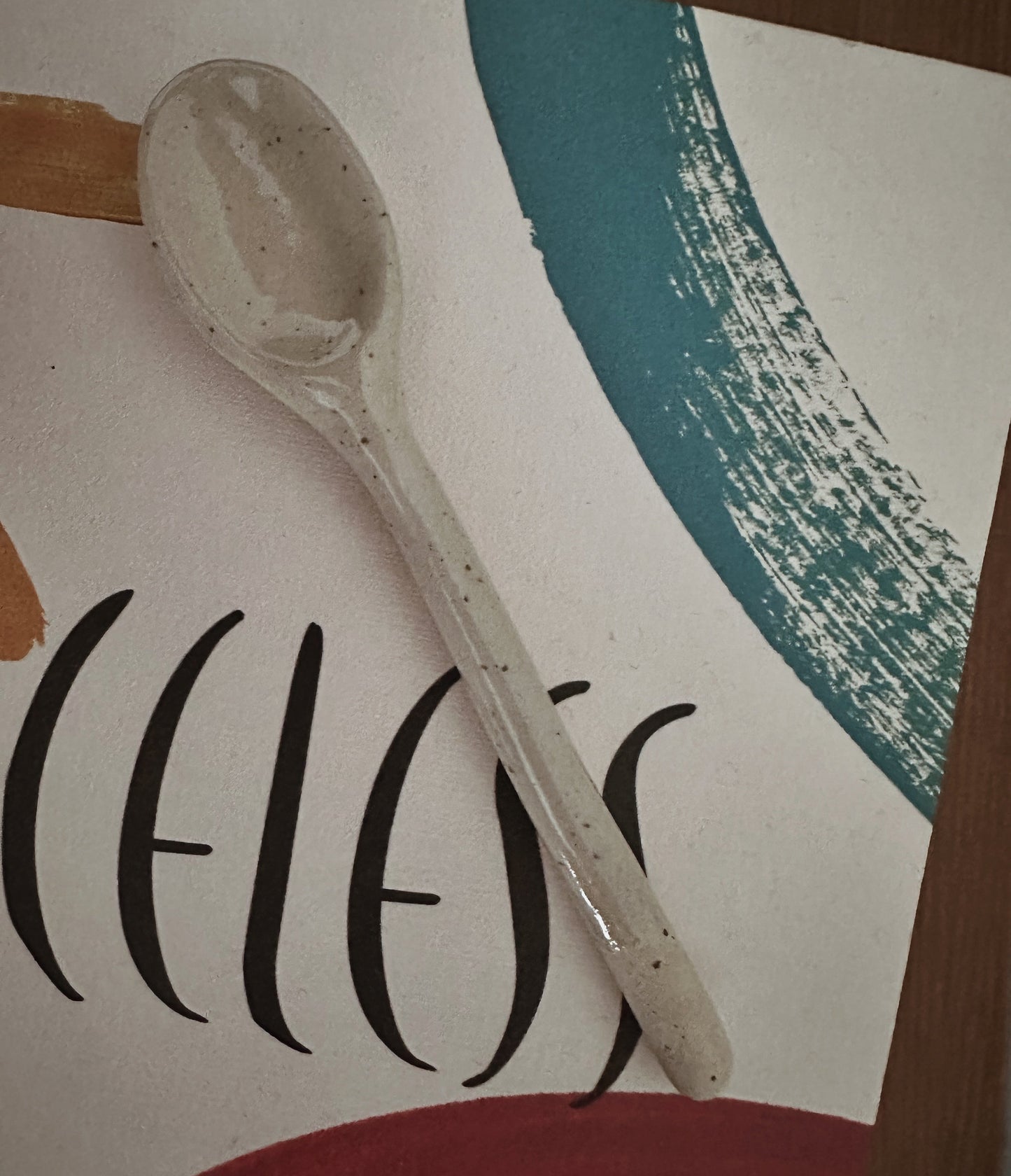 Ceramic spoon